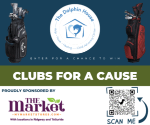 Clubs for a cause Dolphin House 5k logo
